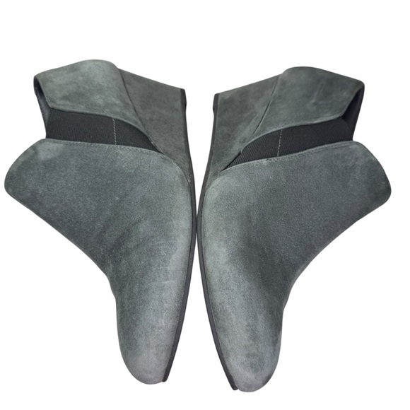 Vionic Elevated Stanton Suede Orthotic Wedge Boot Slate Grey Women's US 8 Nice - Picture 4 of 16